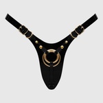 Strap On Me Leatherette Harness Fabulous One Size Black Glossy