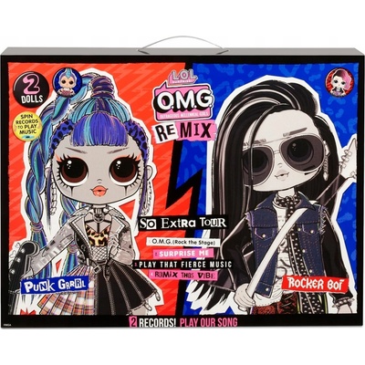 MGA L.O.L. Surprise! O.M.G. Remix Rocker Boi & Punk Grrrl Rocková sestava