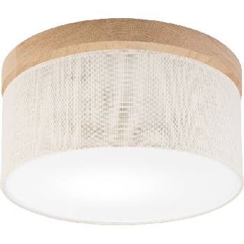 Brilagi - LED Плафон BELLADONNA 1xE27/15W/230V Ø 30 см кремав/дъб (BG1356)