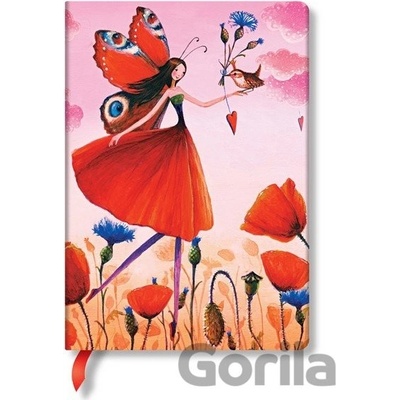 Poppy Field midi lined