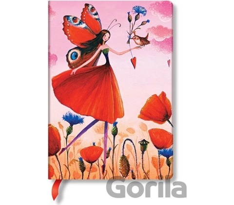 Poppy Field midi lined
