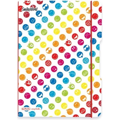 Herlitz Zošit my.book Flex Smiley World Rainbow A540listov štvorčekový PP