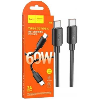 Hoco X96 USB A na typ C Pd 6A 100W 1m černý