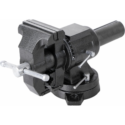 Dielenský zverák s otočným telom a základňou, 125 mm - HT300155