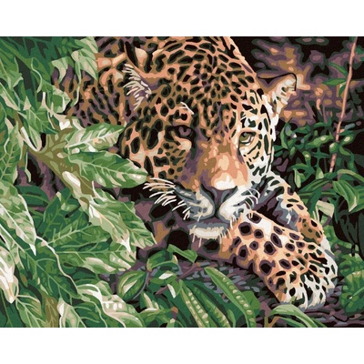 Zuty Malování podle čísel Gepard 100 x 80 cm vypnuté plátno na rám