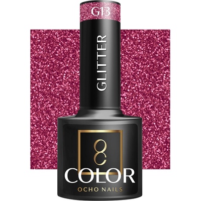 Ocho Nails lak na nechty s trblietkami G12 5 g