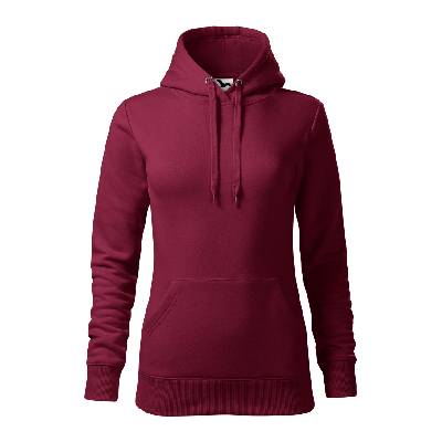 Malfini cape 414 / Дамска пелерина с качулка - гранат s (4148613)