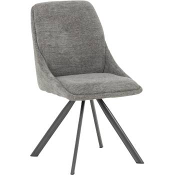 Carmen Трапезен стол london 2 - сив r 07 (3532370)