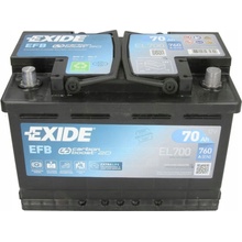 Exide Start-Stop EFB 12V 70Ah 720A EL700