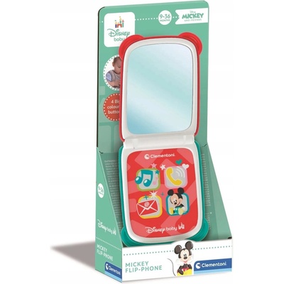 Clementoni Baby Mickey skladací smartfón pre deti