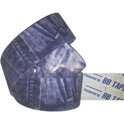 BB Tape Design Kineziologické tejpy Jeans modrá 500 x 5cm