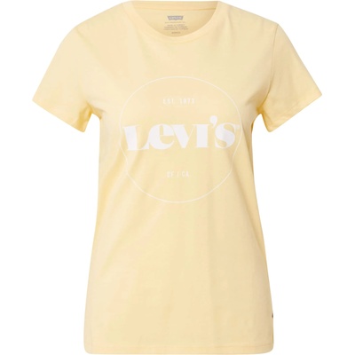 Levi's Тениска 'The Perfect Tee' жълто, размер XS