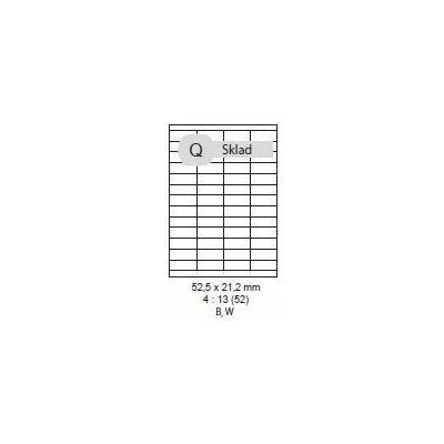 Ecodata biele 52ks/A4 100 listov ECO-05202152