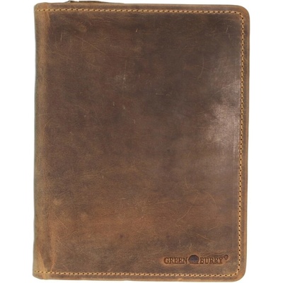 GREENBURRY Kožený organizér A5 Nora 1633-25 hnědý – Zboží Živě