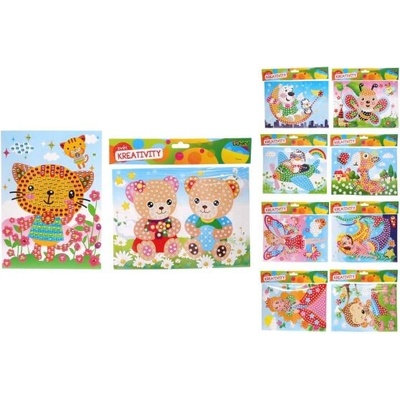 MFP 8882329 Kreativní set vánoční přání s kamínky + obálka140x230mm