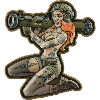 Nášivka M-Tac Tactical Girl No. 10 PVC Tattoo – olivová