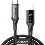 JOYROOM Кабел за данни JOYROOM STARTALK Type-C - Type-C, 120cm, BLACK S-A60 C-C 100W 1.2M BLACK (S-A60 C-C 100W 1.2M BLACK)