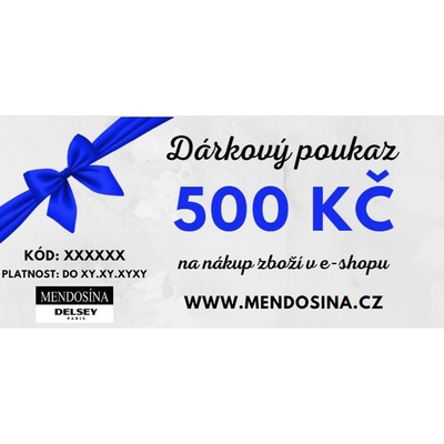 Mendosína Dárkový poukaz 500 Kč