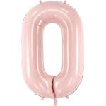 Party Deco Фолиев Балон Цифра, Светло Розово - 72 см - 0 (fb230p-0-081j)