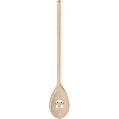 Vařečka dřevo oválná Face 30 cm