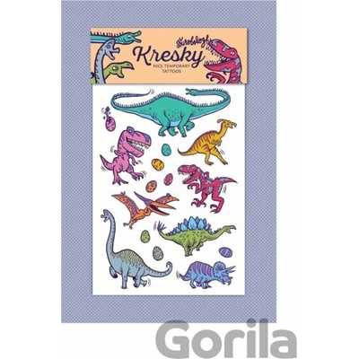 Kresky: Dinosaury (Dočasné tetovačky) - Ďuro Balogh (ilustrátor)
