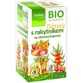 Apotheke Bio bylinný s rakytníkem 20 x 1,5 g