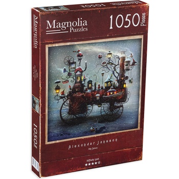 Magnolia Квадратен пъзел Magnolia от 1050 части - В снега (4602)