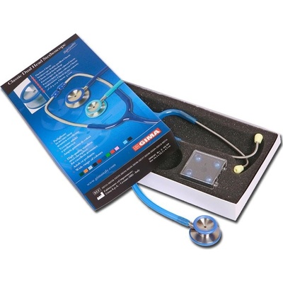 GIMA CLASSIC DUAL HEAD STETHO, Stetoskop pre internú medicínu, svetlo modrý