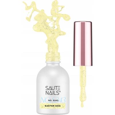SAUTE NAILS Hybridní lak S343 Easter Egg 8ml žlutý vaječná skořápka HEMA FREE