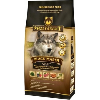 Wolfsblut Black Marsh Adult byvol a tekvica 0,5 kg