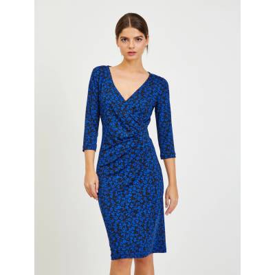 orsay Черно-синя дамска рокля на цветя ORSAY Orsay | Sin | ЖЕНИ | S