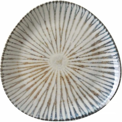 FINE DINE Trojuholníkové thallium 210 mm, modré amonit