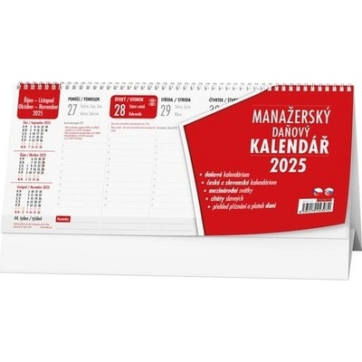 Manažerský dańový stolní 2025