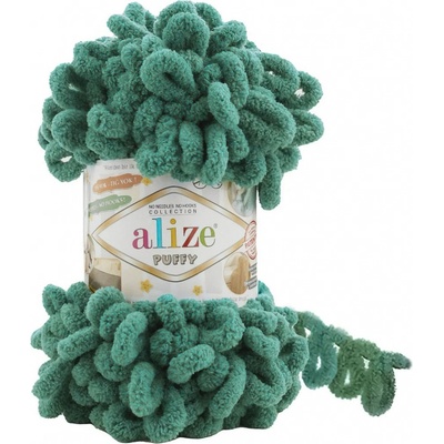 Alize Příze Puffy 847 smaragdová