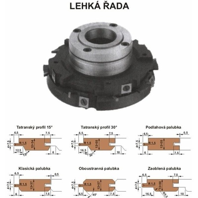 Sada fréz na pero a drážku s VBD 560 CF - KOMPLET - LEHKÁ ŘADA