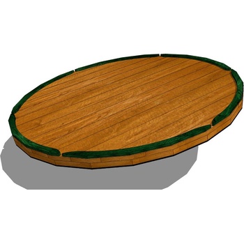 Playground System Kolotoč z agátu Otočný disk