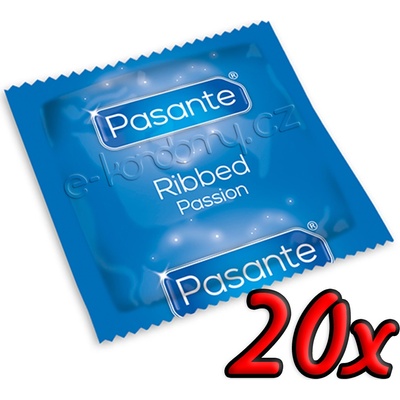 Pasante Ribbed Passion 20 ks