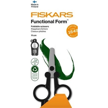 Fiskars Сгъваема ножица, 11 см, FISKARS "Functional Form Renew", черна 1075352 (1075352)