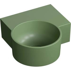 Omnires Ovo M+ 33x34 cm right matt olive (OVO335UWPOL)