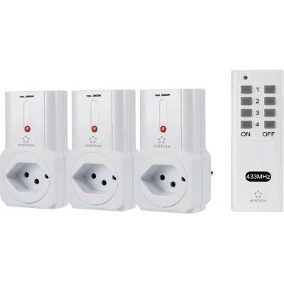 Renkforce sada zásuviek 4-dielna do interiéru 2000 W