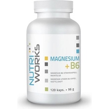 NutriWorks Magnesium + B6 120 kapslí