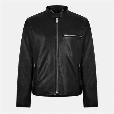 BELSTAFF Яке BELSTAFF Men's Track Racer Leather Tailored Fit Jacket - Black