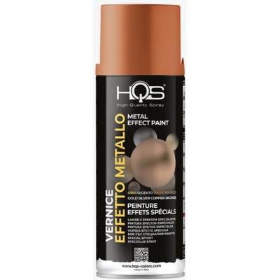 HQS farba v spreji s metalickým efektom 400 ml meď