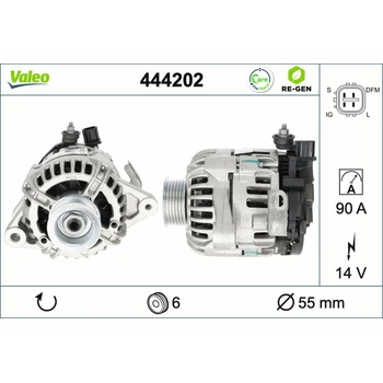 Alternátor VALEO 444202
