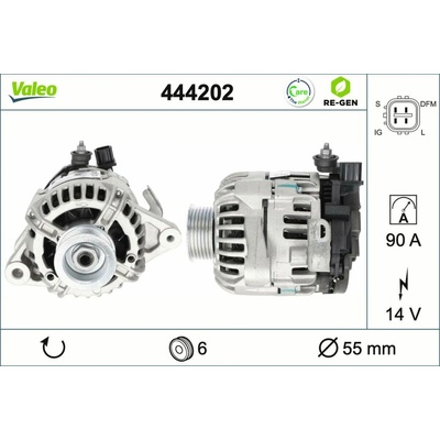 Alternátor VALEO 444202 444202
