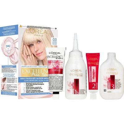 L'Oréal Paris Excellence Pure Blonde 03 Blond ultra světlá popolavá