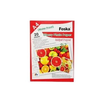 Foska Фото хартия Foska, A4, 180 g/m2, гланц, 20 листа, office1_1515100011
