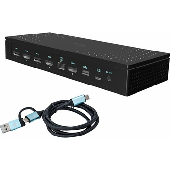 i-Tec Universal 5x 4K Display Docking Station, Power Delivery 100W CA5MONITORDOCKPD