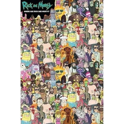 GB eye Plagát Rick and Morty - Where s Rick