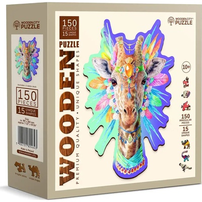 WOODEN CITY Dřevěné Elegantní žirafa EKO 150 dielov
